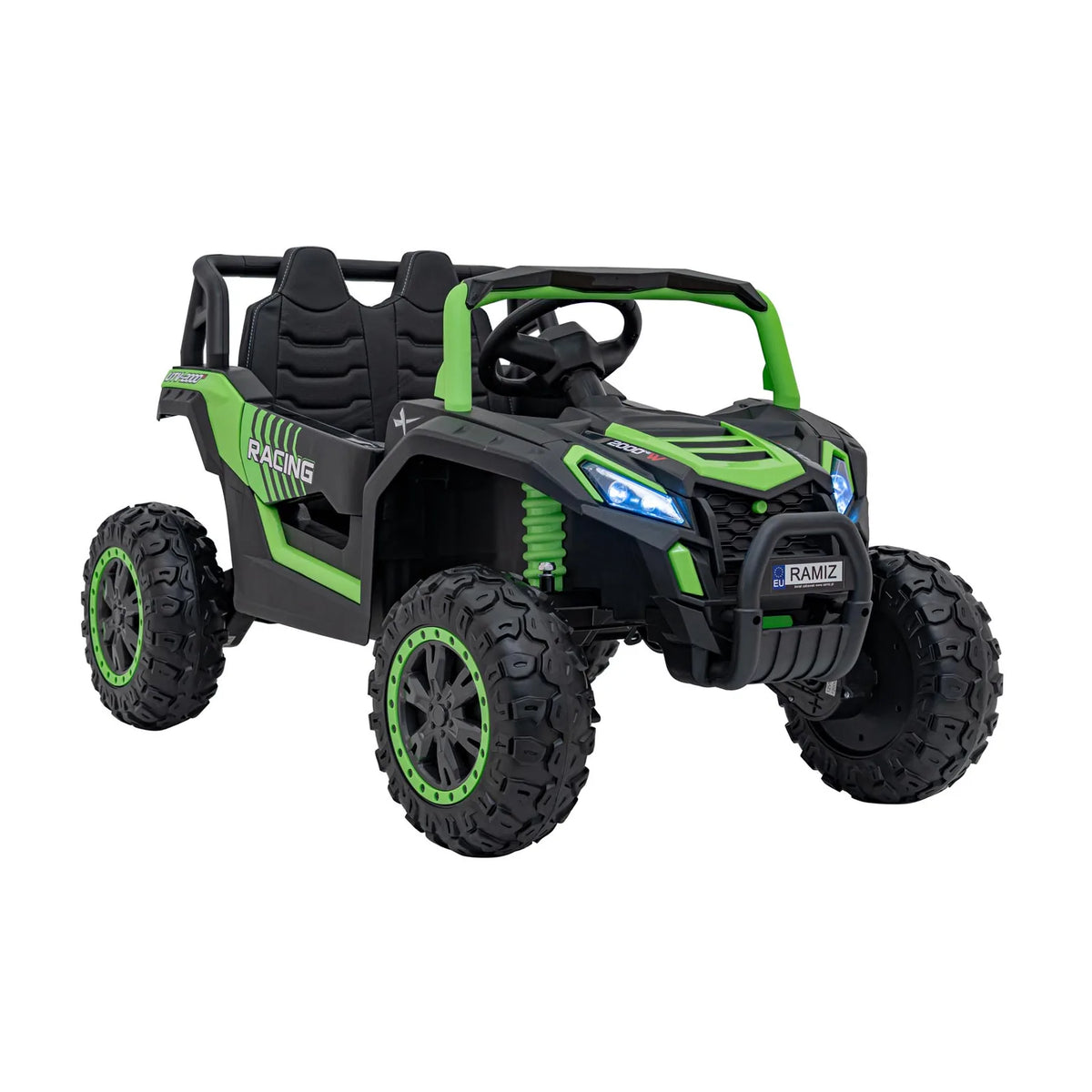 Otroški buggy na akumulator UTV 2000M Racing – Zelena