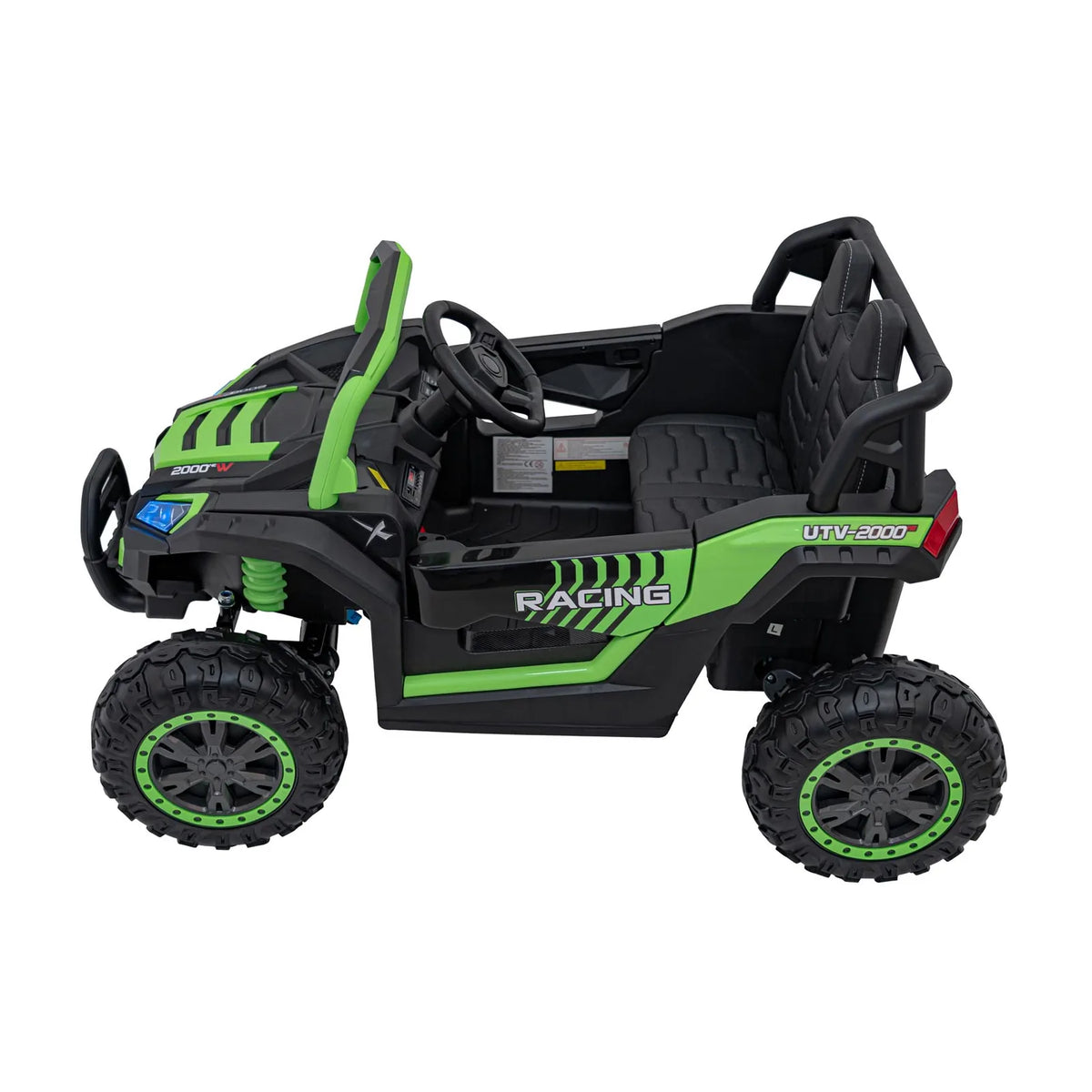 Otroški buggy na akumulator UTV 2000M Racing – Zelena