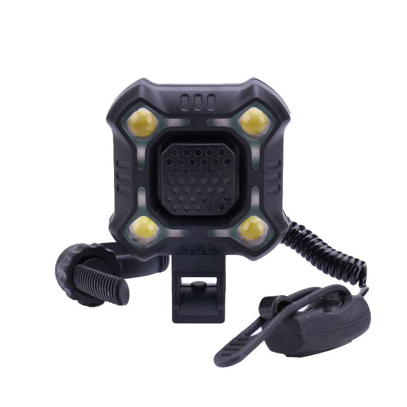 Electric horn with front light 140dB for electric scooter or bike