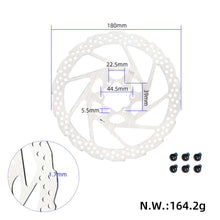 Zavorni disk 180mm s 6 luknjami za električni skiro ali kolo