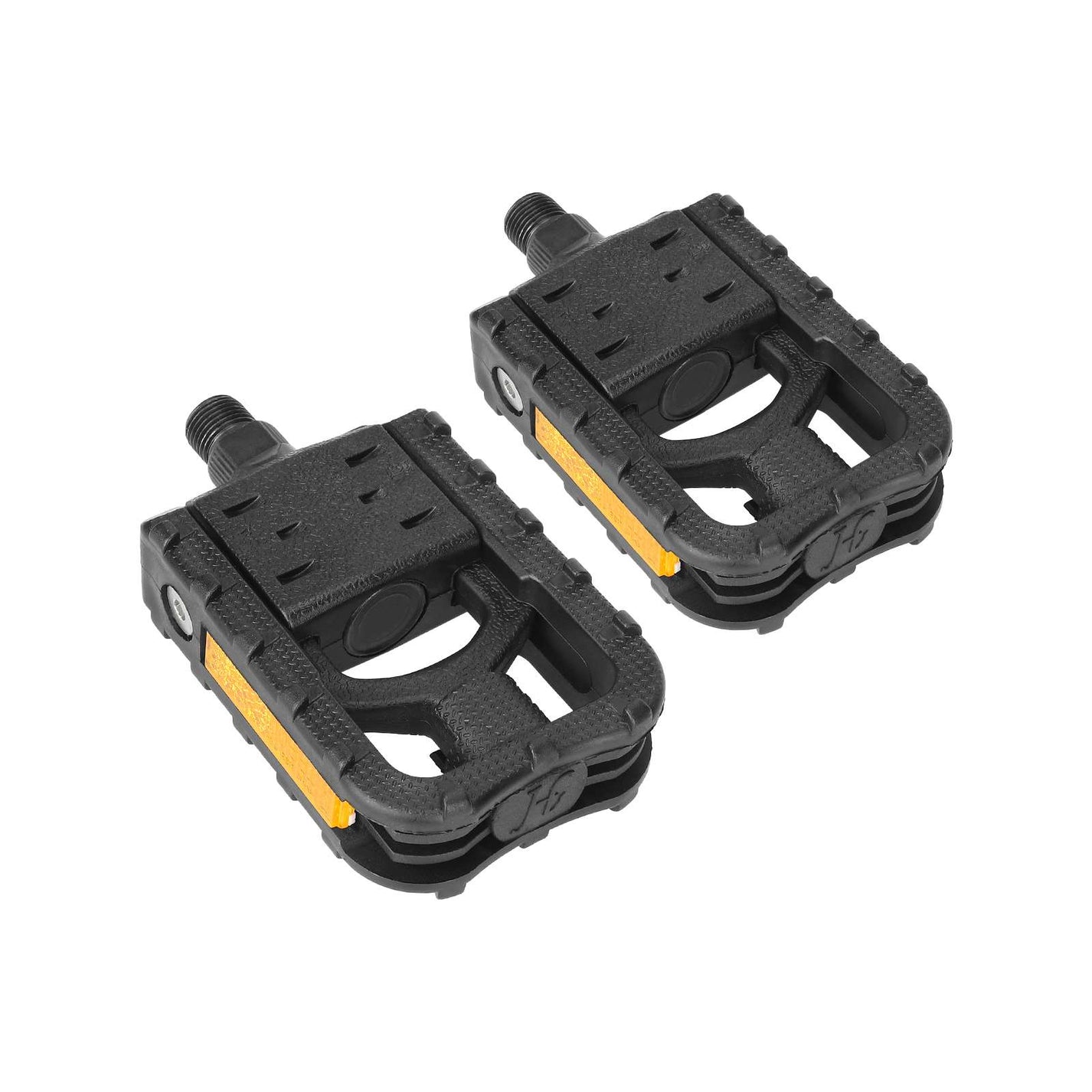 Folding plastic bicycle pedals
