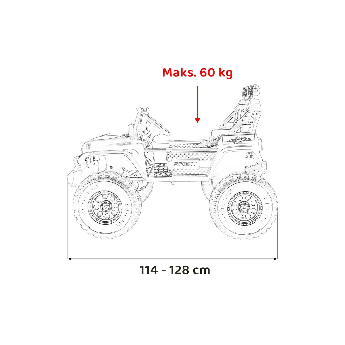 Extreme Sport 4x4 Vehicle Variable Size
