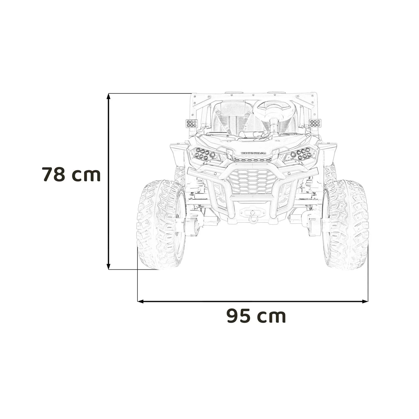 Otroški električni buggy Honda Talon 4x4