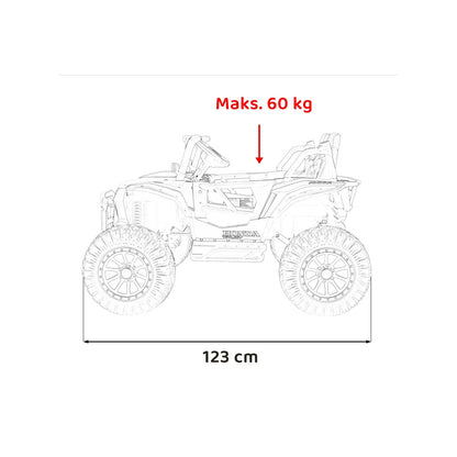 Otroški električni buggy Honda Talon 4x4