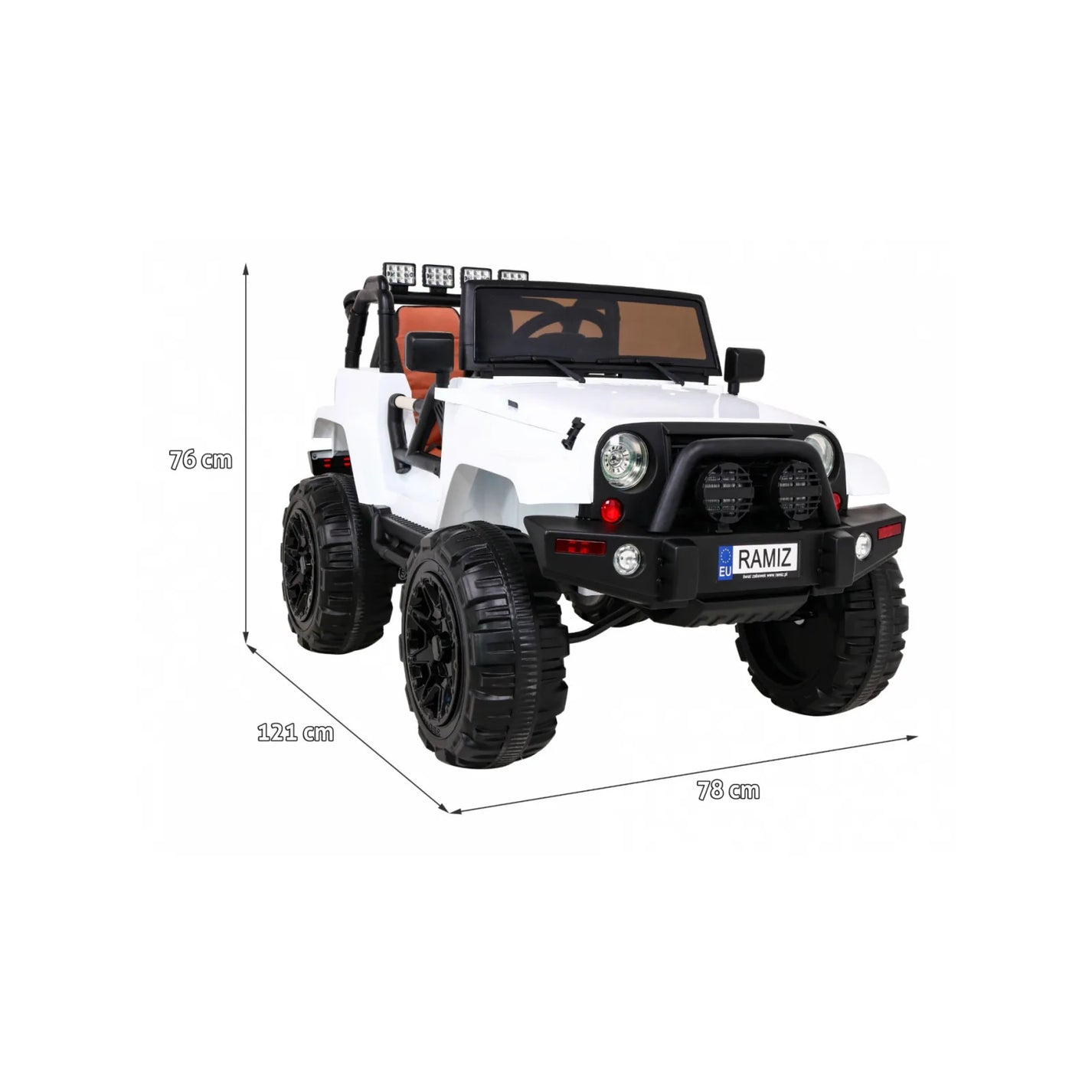 Otroški električni terenec Jeep All Terrain