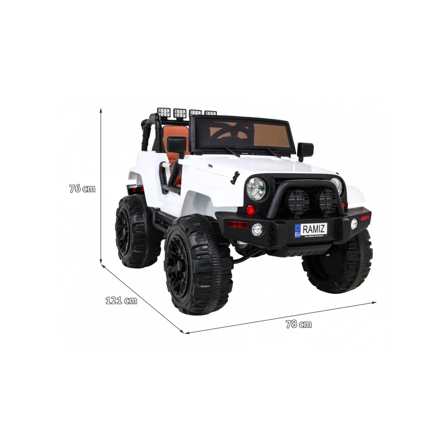 Otroški električni terenec Jeep All Terrain