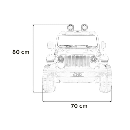 Otroški električni Jeep Wrangler Rubicon