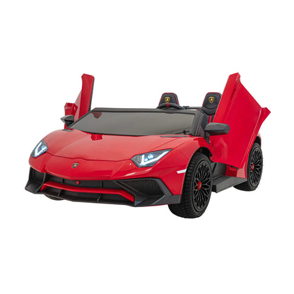 Otroški električni avto Lamborghini Aventador SV STRONG – Rdeča