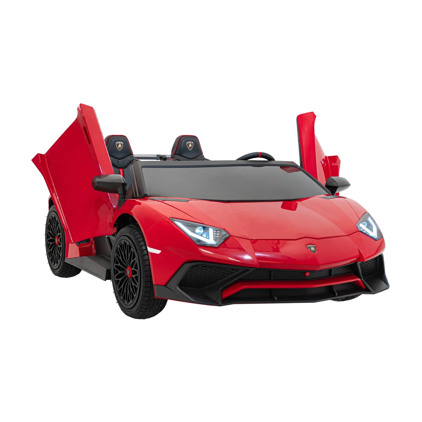 Otroški električni avto Lamborghini Aventador SV STRONG – Rdeča