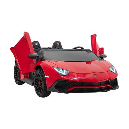 Otroški električni avto Lamborghini Aventador SV STRONG – Rdeča