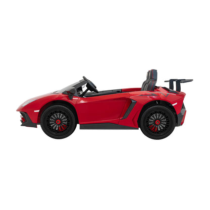 Otroški električni avto Lamborghini Aventador SV STRONG – Rdeča