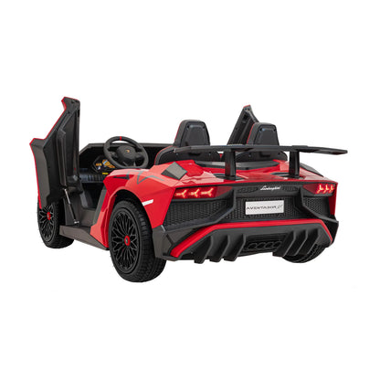 Otroški električni avto Lamborghini Aventador SV STRONG – Rdeča