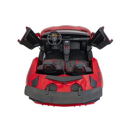 Otroški električni avto Lamborghini Aventador SV STRONG – Rdeča