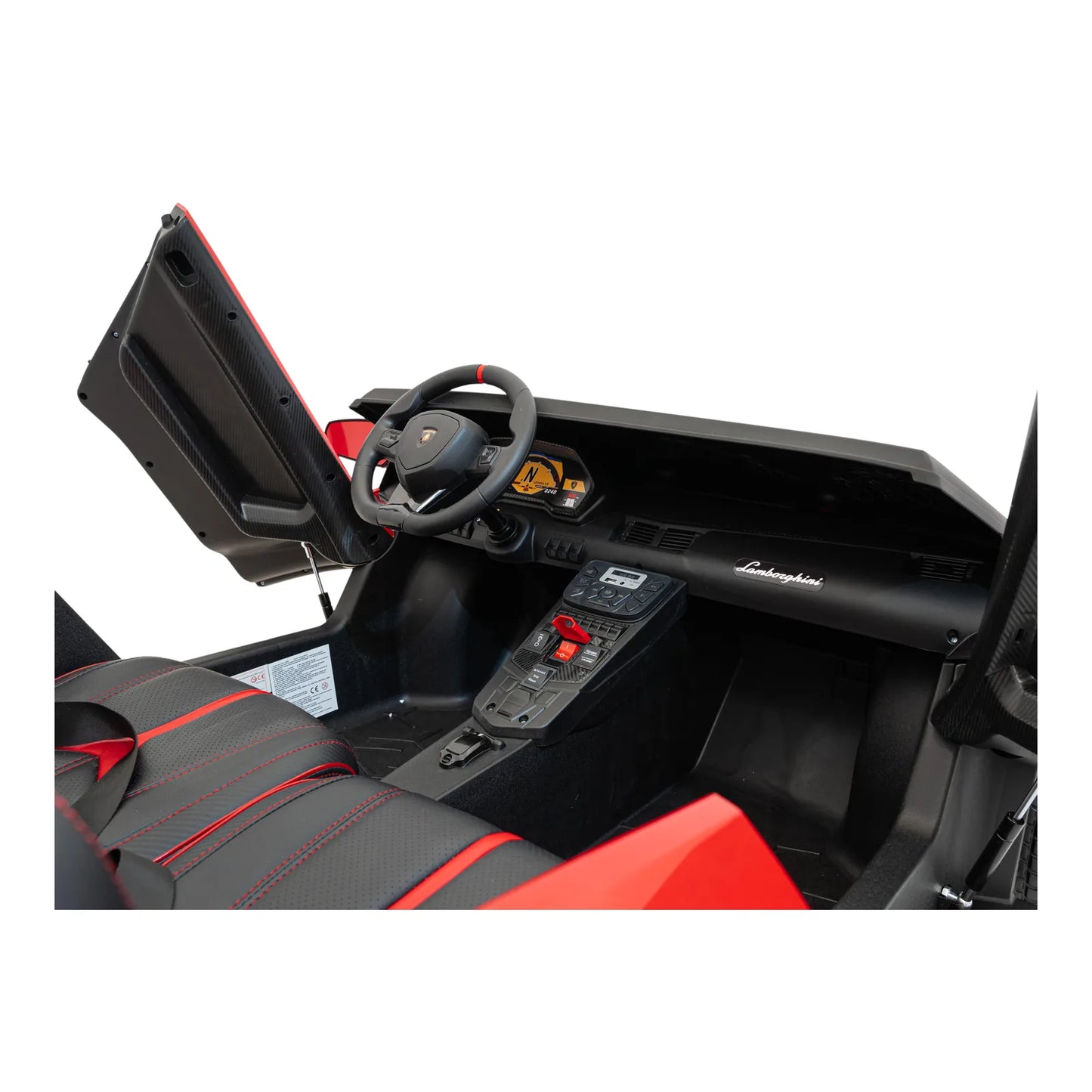 Otroški električni avto Lamborghini Aventador SV STRONG – Rdeča