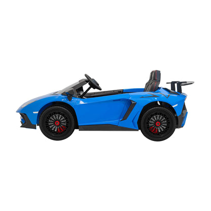 Otroški električni avto Lamborghini Aventador SV STRONG – Modra