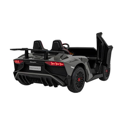 Otroški električni avto Lamborghini Aventador SV STRONG – Siva
