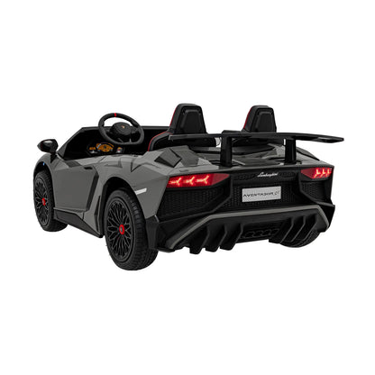 Otroški električni avto Lamborghini Aventador SV STRONG – Siva