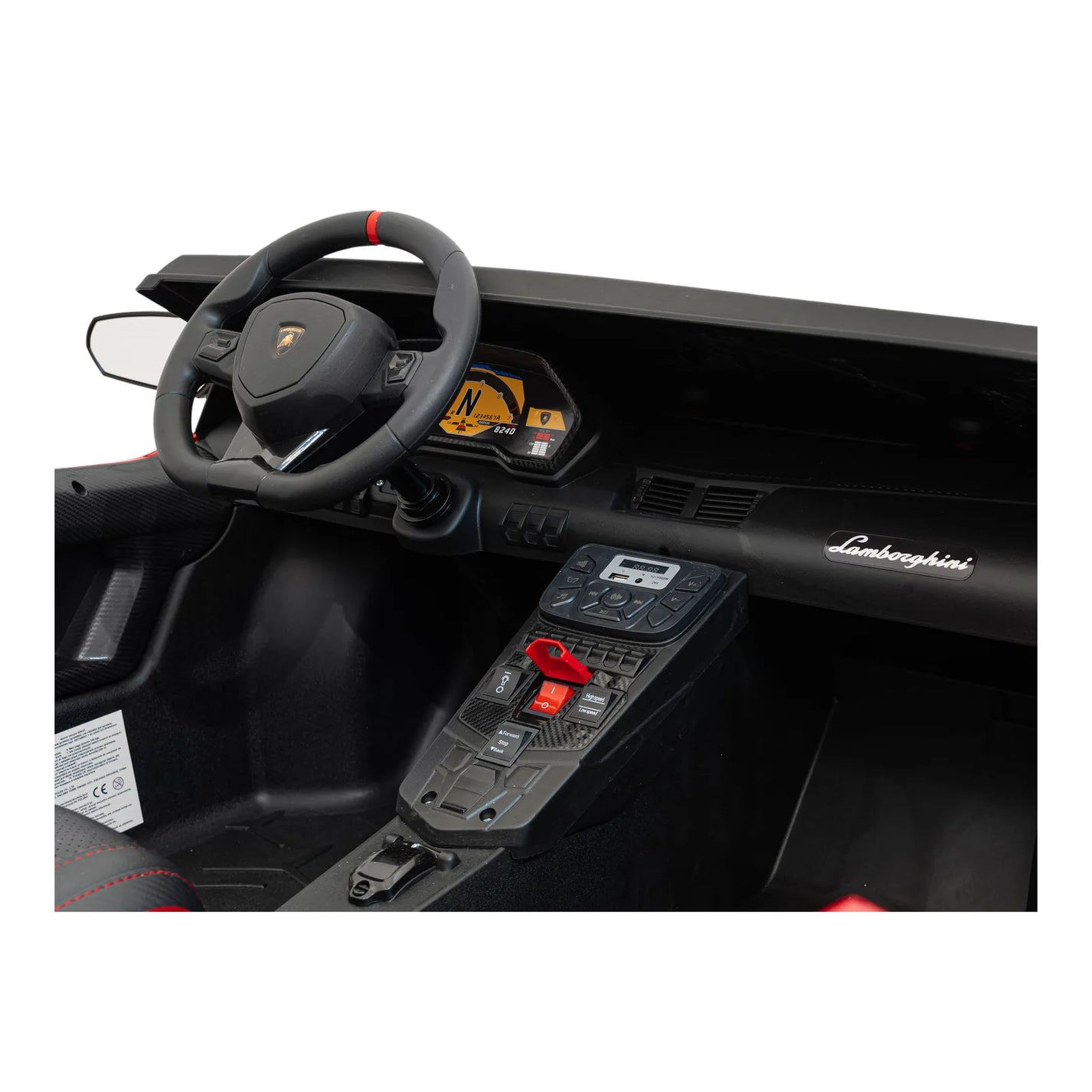 Otroški električni avto Lamborghini Aventador SV STRONG – Siva