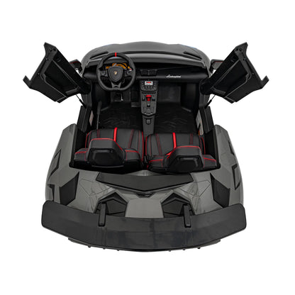 Otroški električni avto Lamborghini Aventador SV STRONG – Siva