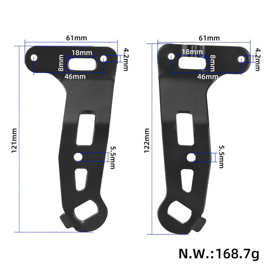 Left and Right Rear Fender Bracket for KuKirin G2 Master