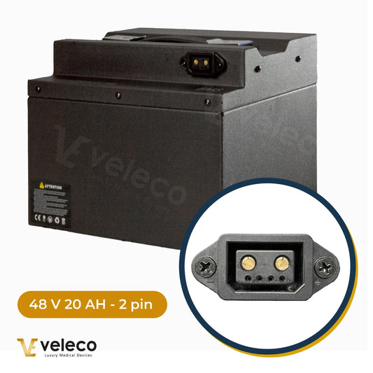 Veleco 48V 20Ah Li-Ion baterija za Draco in Turris (2-pin)