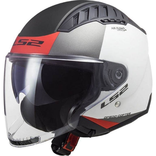 LS2 Copter Open-Face JET Motorcycle Helmet with Visor
