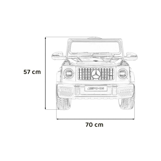 Otroški električni avto Mercedes G63 – Rdeča