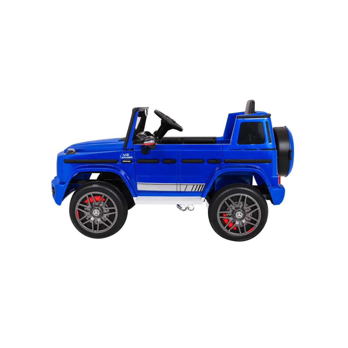 Otroški električni avto Mercedes G63 – lakiran – Modra (lakirana)
