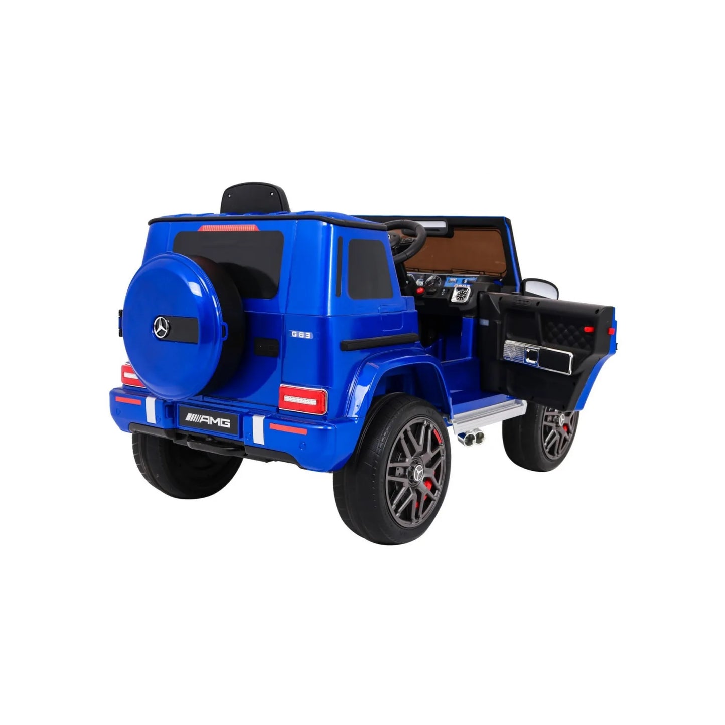 Otroški električni avto Mercedes G63 – lakiran – Modra (lakirana)
