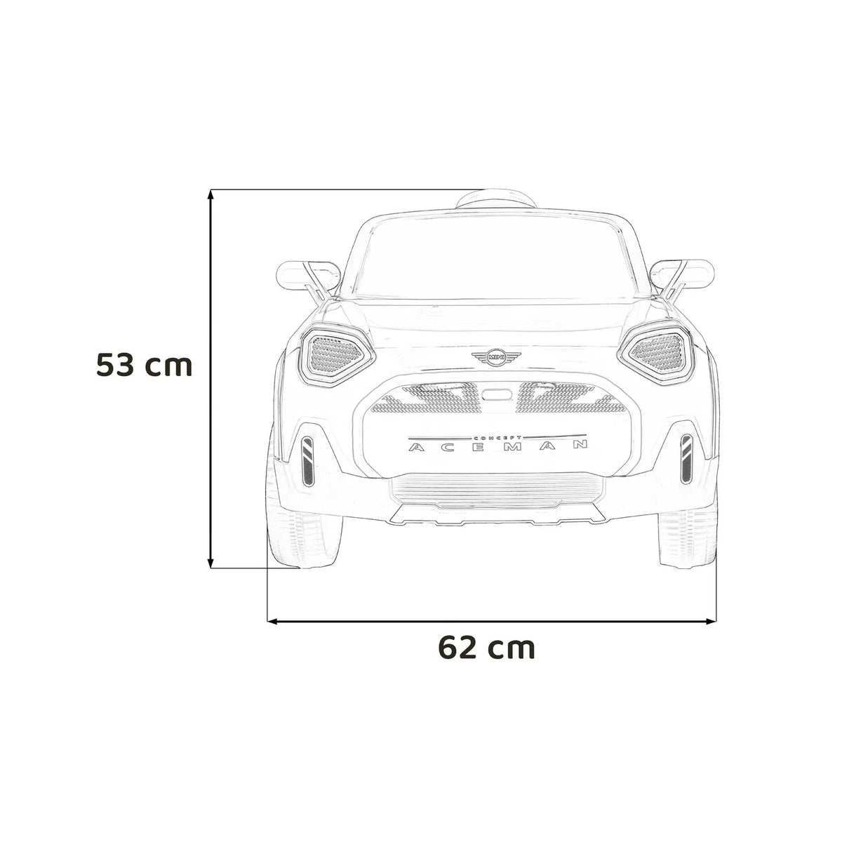 Otroški električni Mini Concept Aceman