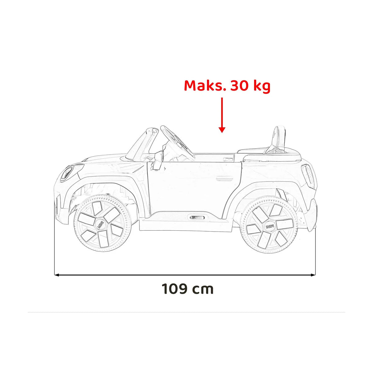 Otroški električni Mini Concept Aceman