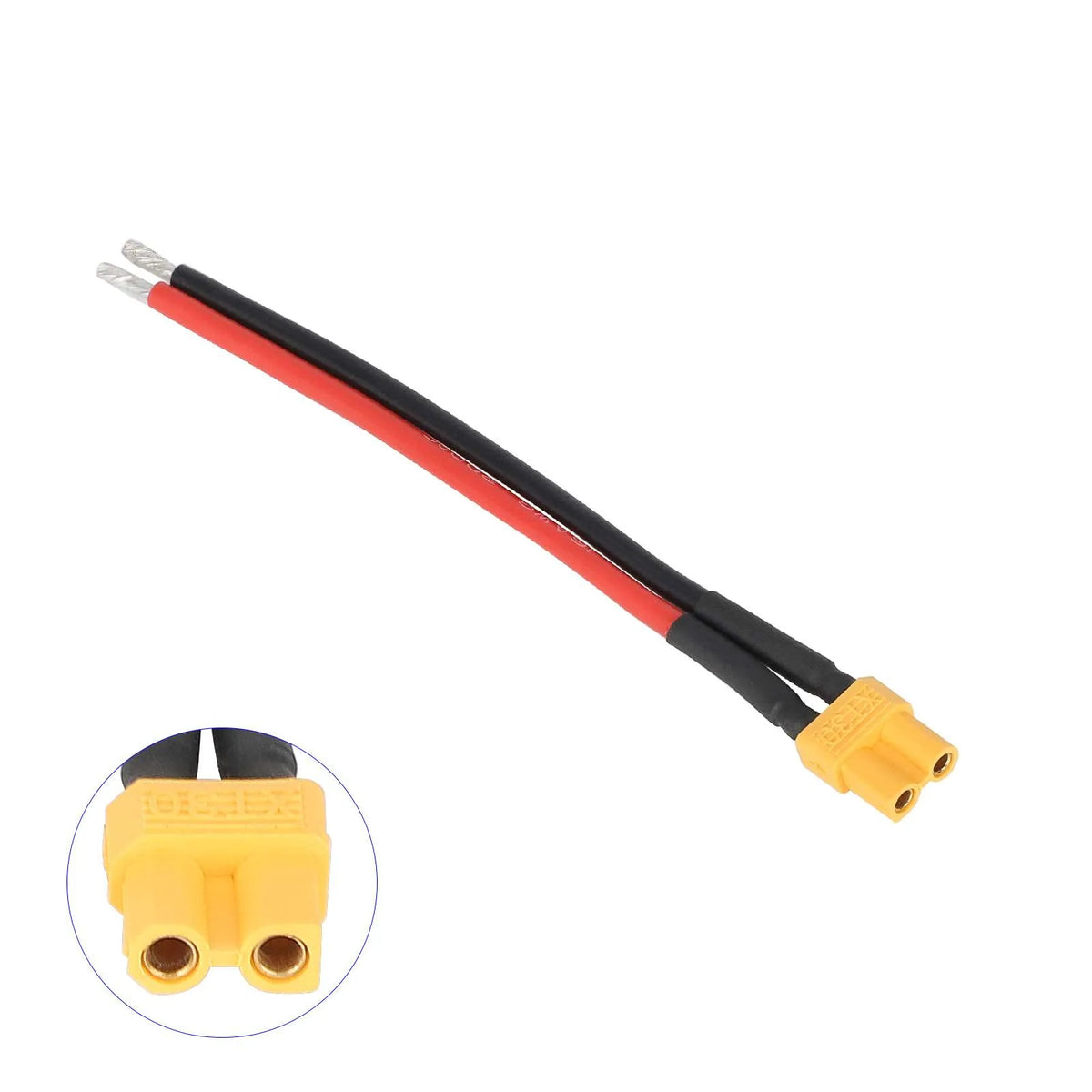 Napajalni kabel z ženskim priključkom XT30, 14 AWG – 3/6
