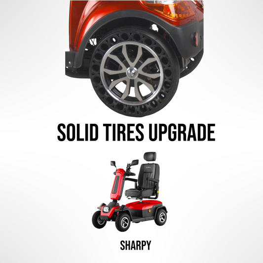 Solid tire upgrade – Veleco Sharpy