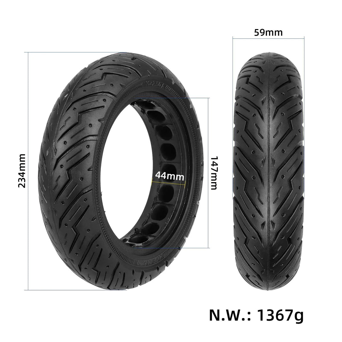 Polna guma za skiro Eko Drive 10 x 2.5 (60/75-6.5)