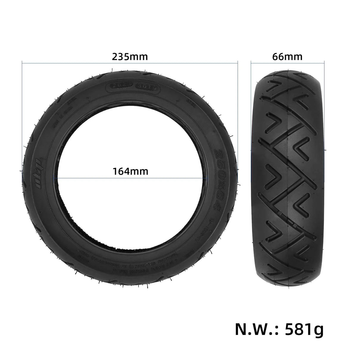 Brezzračna pnevmatika 250x64 za Xiaomi 4 Ultra