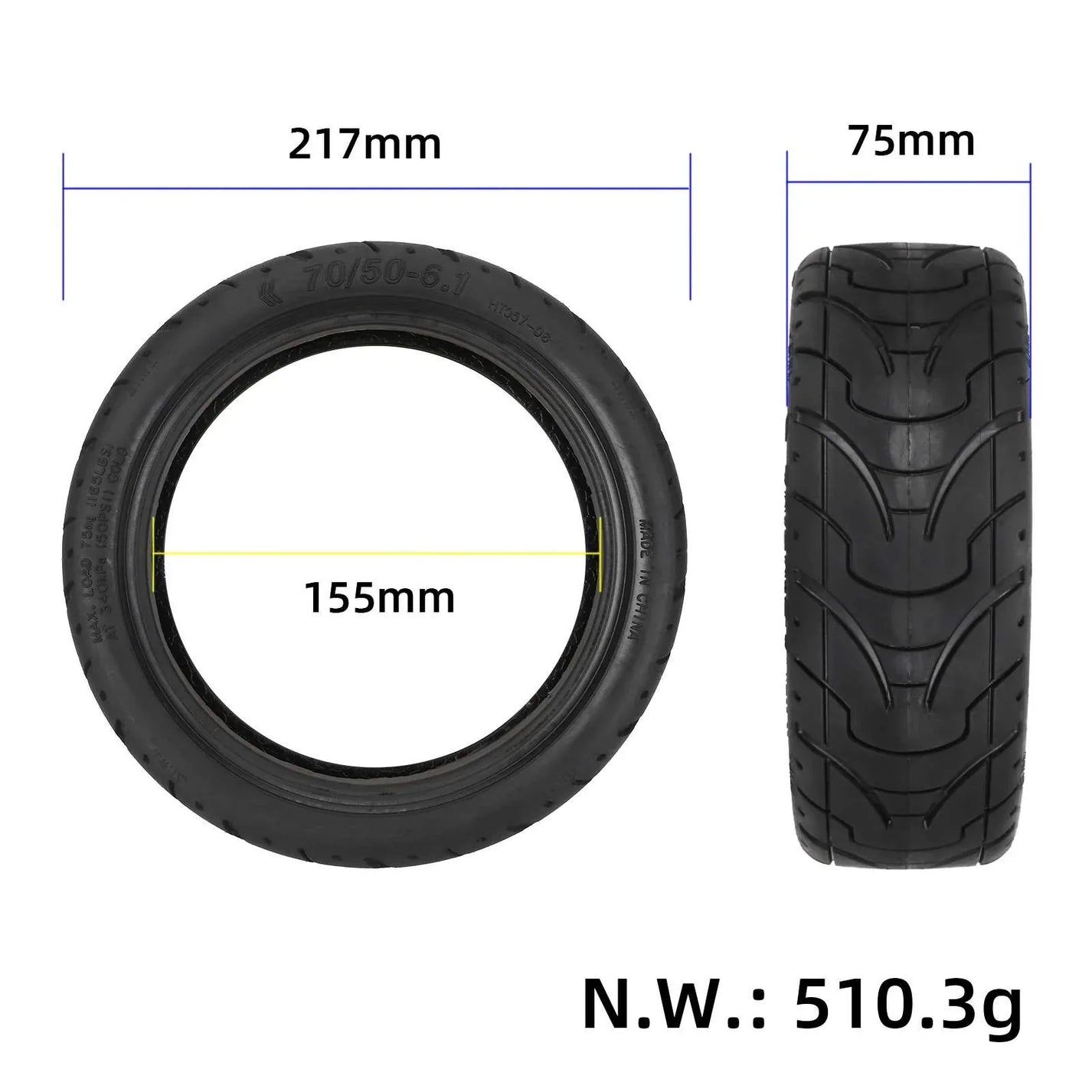 Pnevmatika 70/50-6.1 za Dualtron Togo