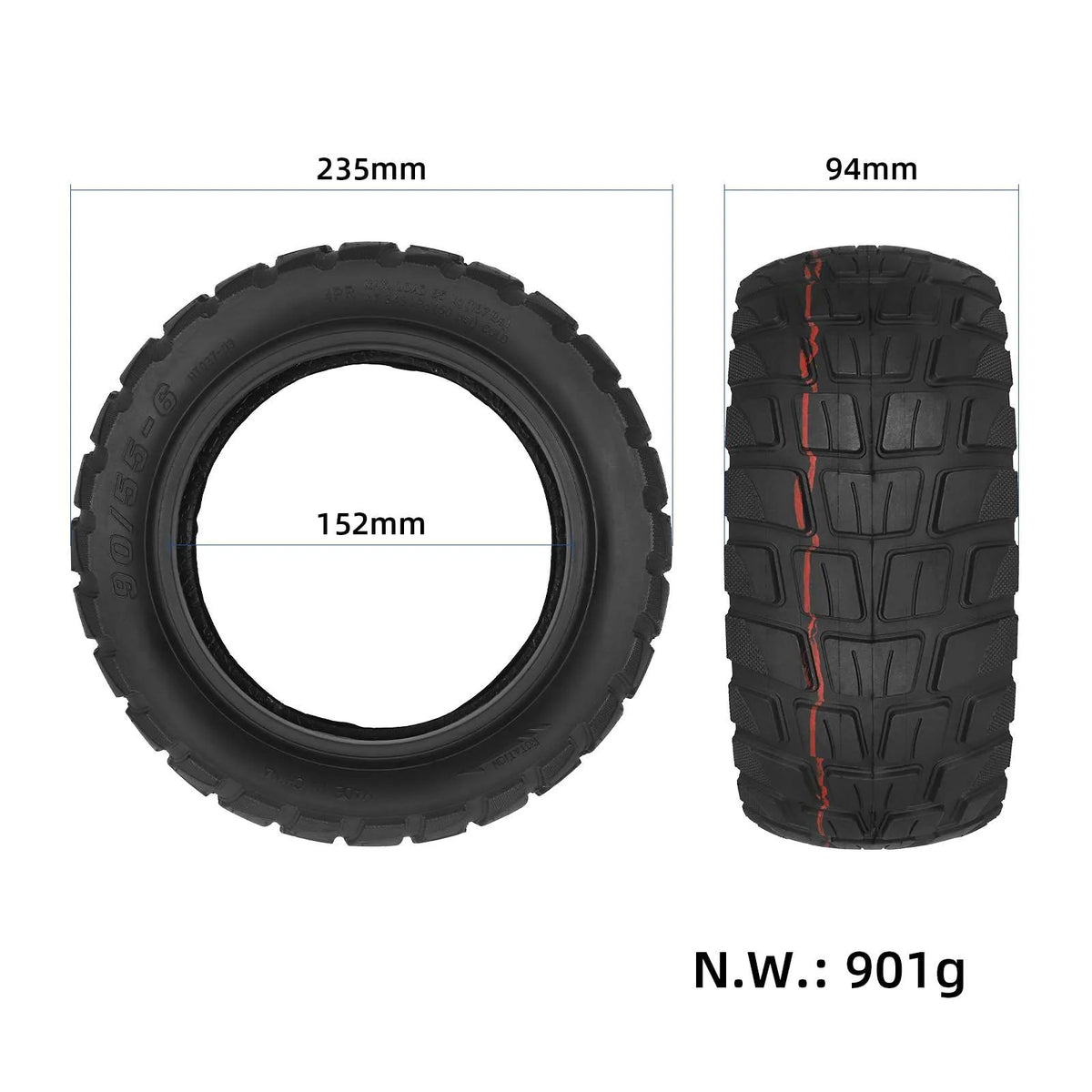 EKO DRIVE 90/55-6 hibridna pnevmatika brez zračnice
