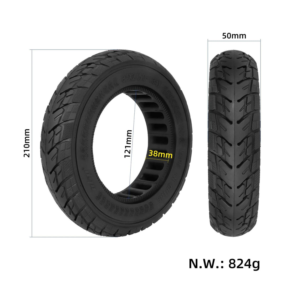 Polna guma 8.5 x 2 (50-134) za Vsett 9