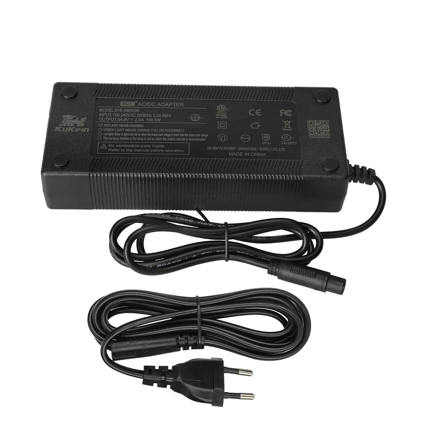 Polnilec za KuKirin G2 DGT - 54.6V 2A