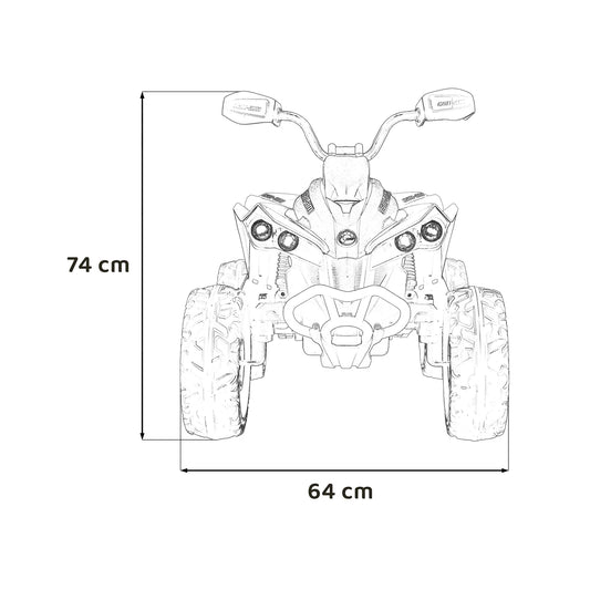 Otroški električni štirikolesnik Quad Maverick ATV
