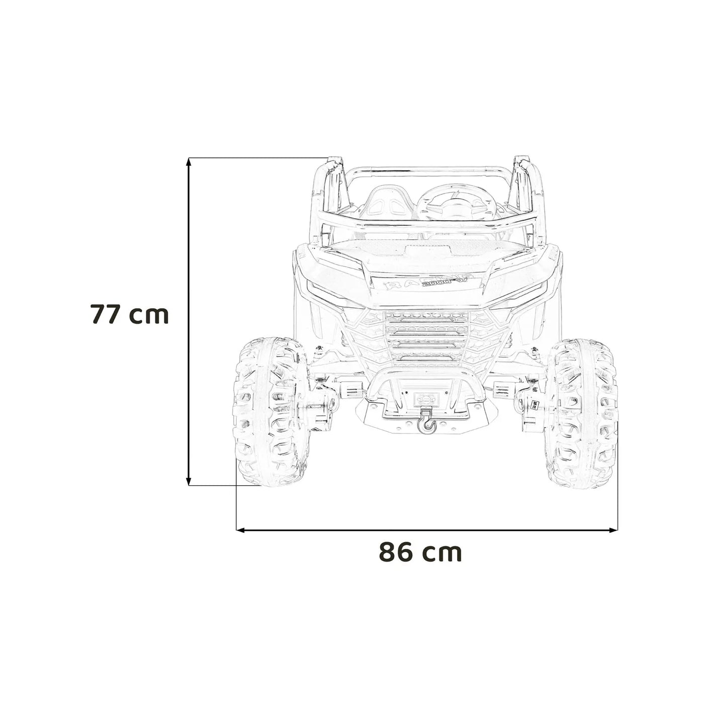 Otroški električni buggy Racing Road 2000