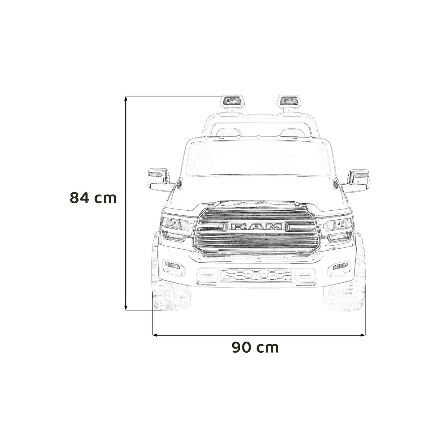 Otroški gasilski električni RAM 3500
