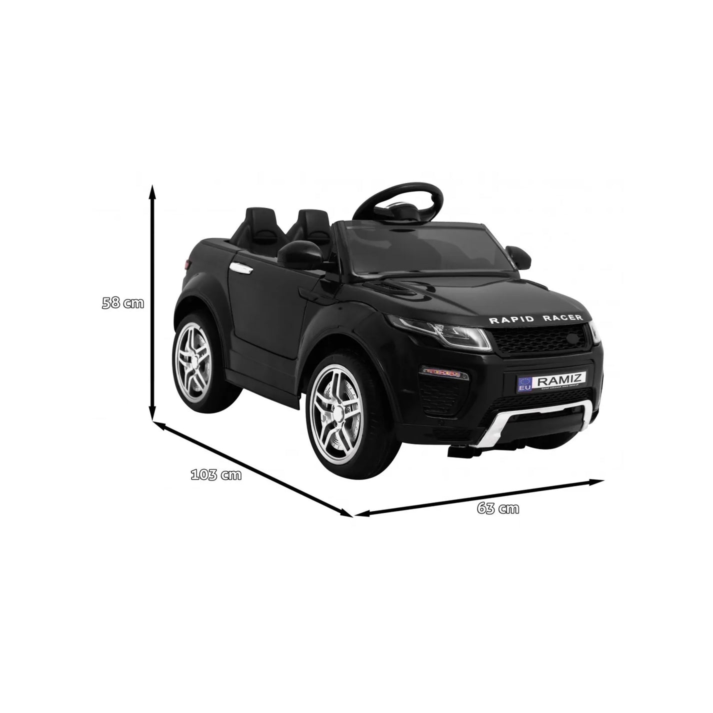 Otroški električni avto Rapid Racer