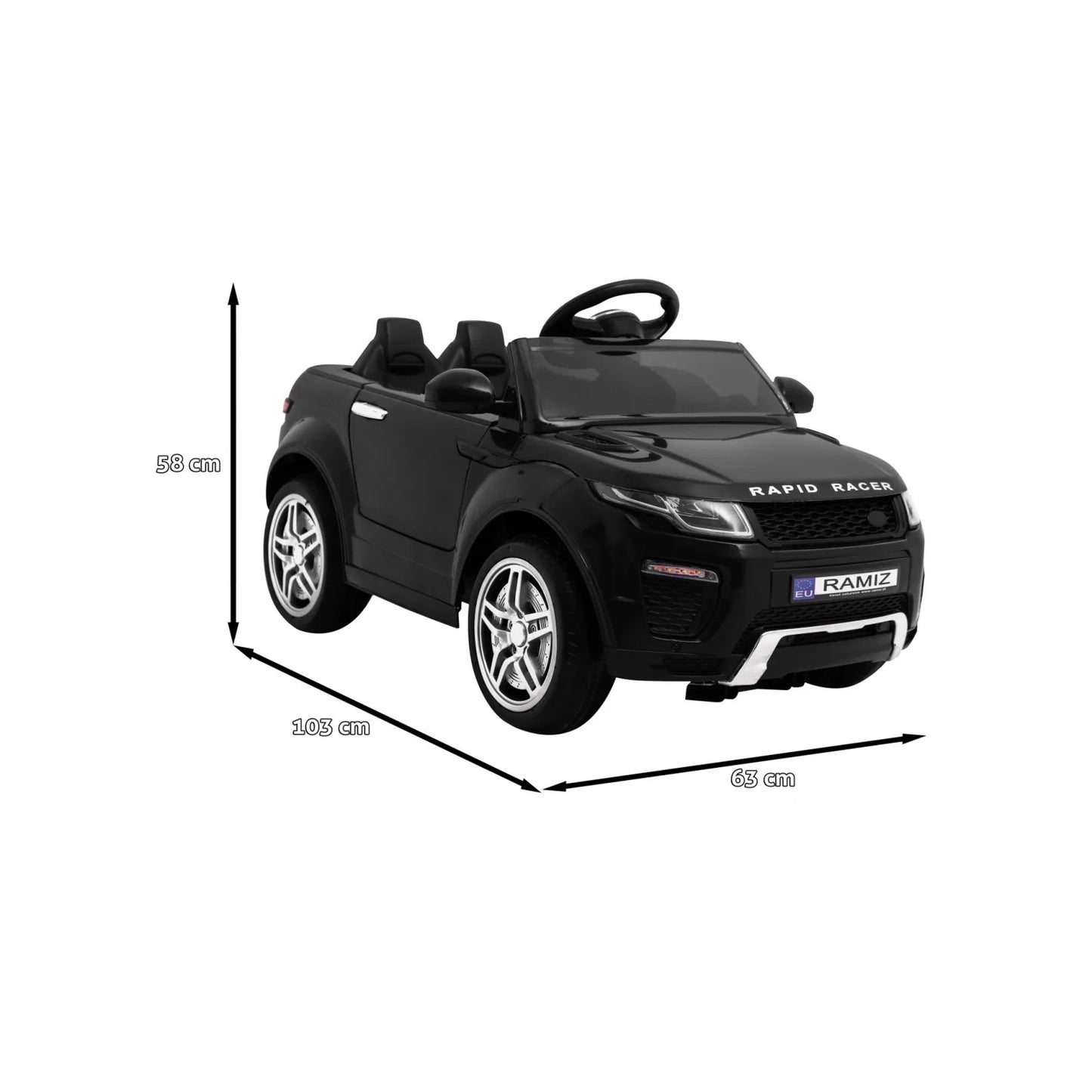 Otroški električni avto Rapid Racer