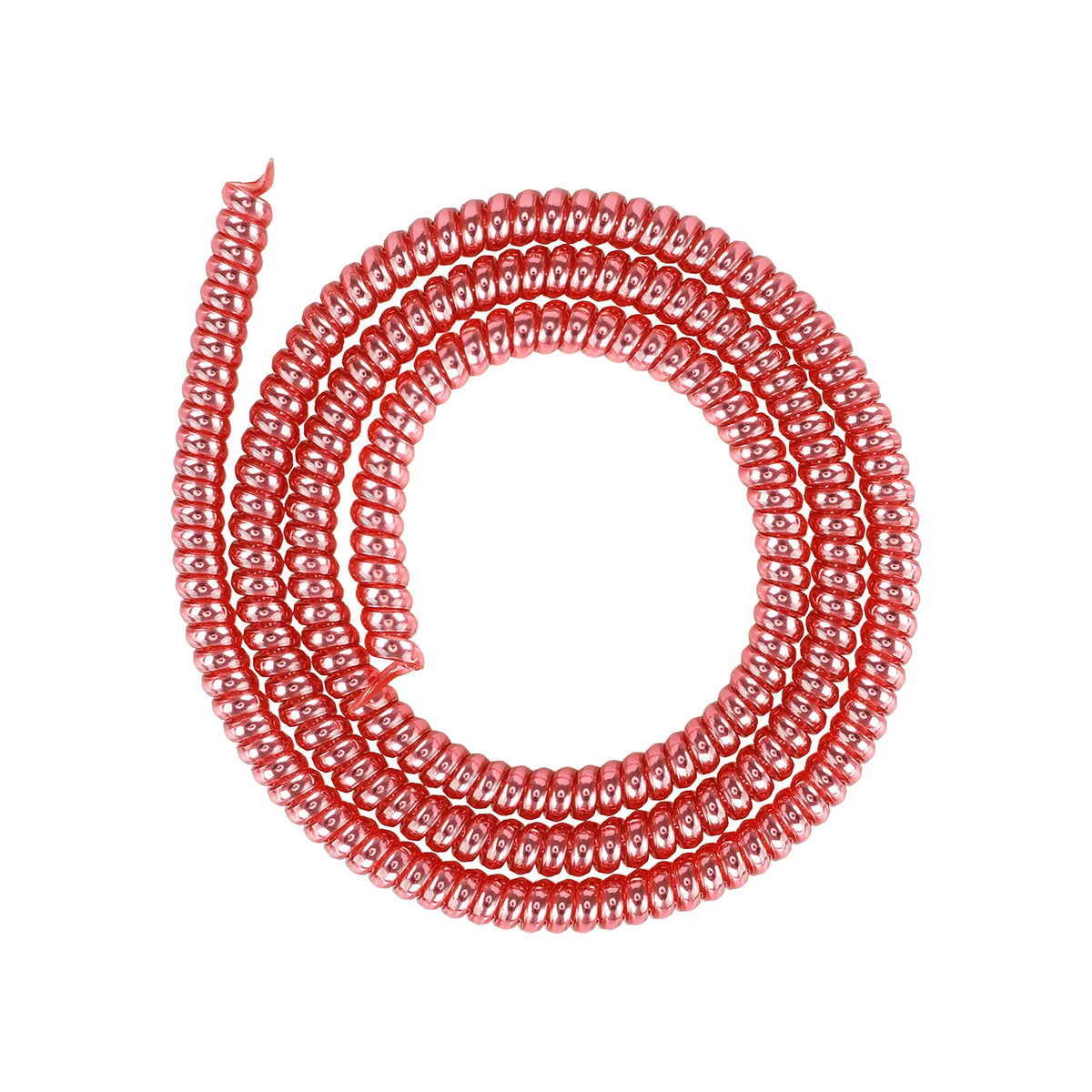 Rdeča spiralna zaščita kablov 6 mm × 1 m – 1/6