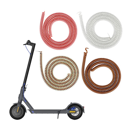 Rdeča spiralna zaščita kablov 6 mm × 1 m – 2/6