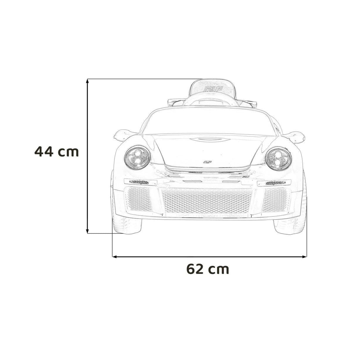 Otroški električni avto RUF CTR3