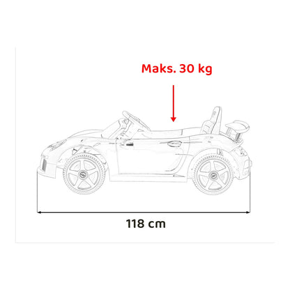 Otroški električni avto RUF CTR3