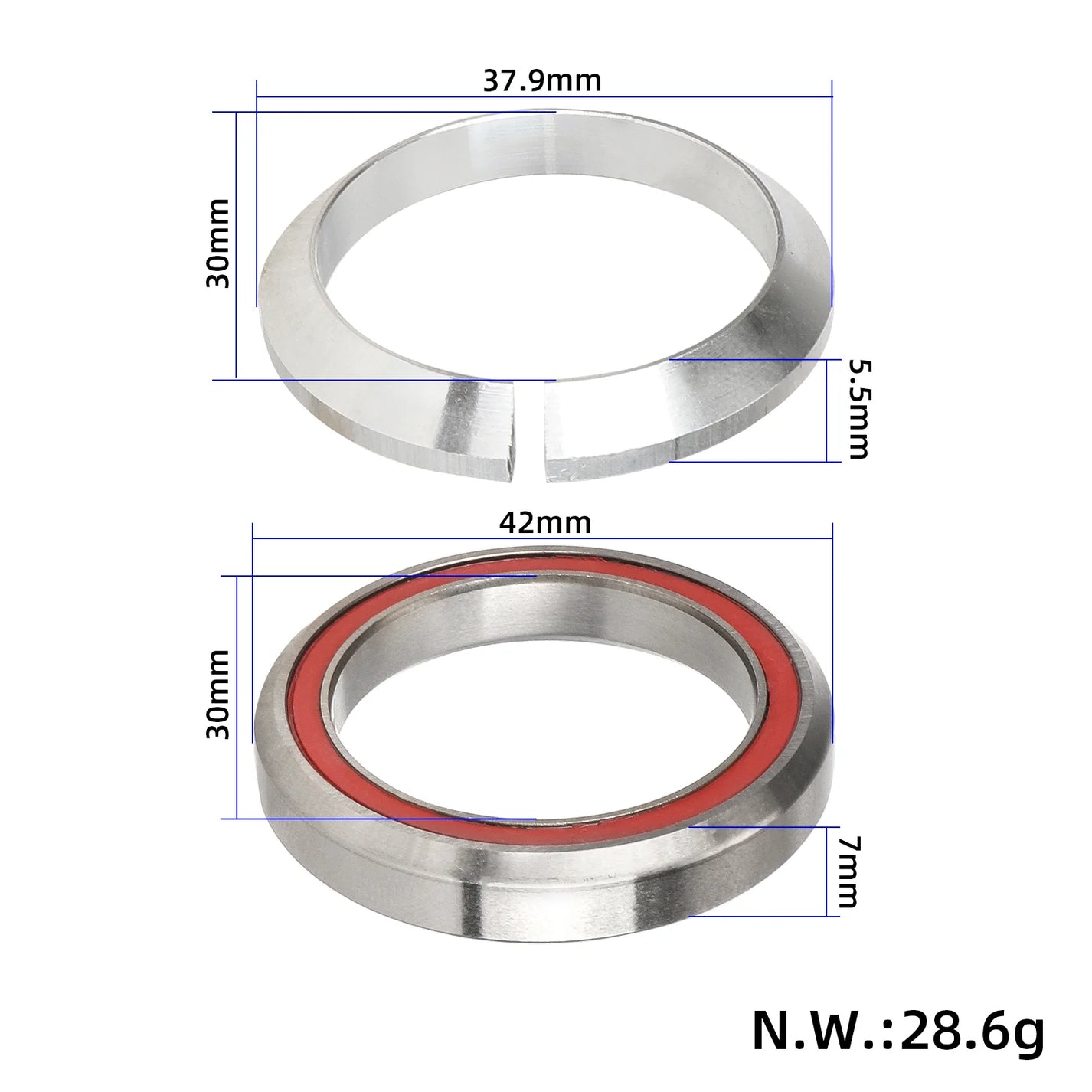 Kukirin G4 lower tapered bearing D