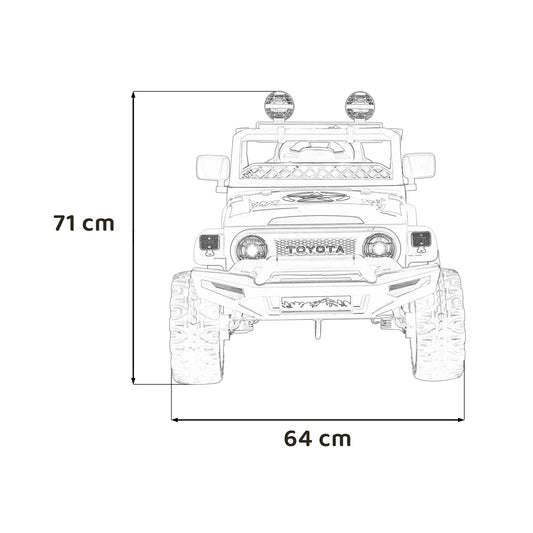 Otroški električni Toyota FJ Cruiser